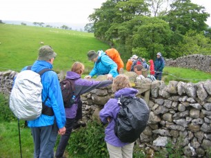 Yorkshire Dales 2011 - Climbing the Wall