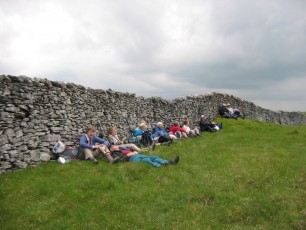 Yorkshire Dales 2011 - Relaxing by the Wall