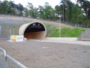 Wlaking the Hindhead Tunnel - 2014